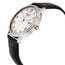 Montblanc Tradition White Dial Date Black Leather Strap Automatic Mens Watch 112609 - WAB - Shipping Dept.