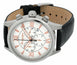 Montegrappa Fortuna Chronograph Date White Dial Black Leather Band Quartz Men's Watch IDFOWCLR - WAB - Shipping Dept.