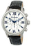 Montegrappa Fortuna Chronograph Date White Dial Black Leather Strap Quartz Men's Watch IDFOWCLB - WAB - Shipping Dept.