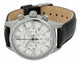 Montegrappa Fortuna Chronograph Date White Dial Black Leather Strap Quartz Men's Watch IDFOWCLJ - WAB - Shipping Dept.