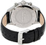 Montegrappa Fortuna Chronograph Date White Dial Black Leather Strap Quartz Men's Watch IDFOWCLJ - WAB - Shipping Dept.