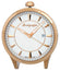 Montegrappa Fortuna White Dial Rose Gold Plated Stainless Steel Quartz Desk Clock IDFOTCRW - WAB - Shipping Dept.