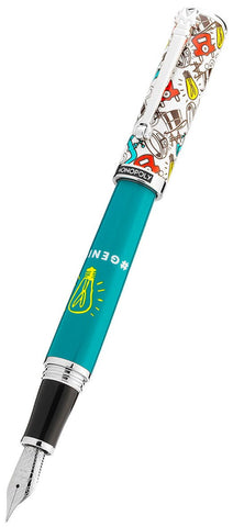 Montegrappa Monopoly Players' Genius Fine Fountain Pen ISMXO2NS - WAB - Shipping Dept.