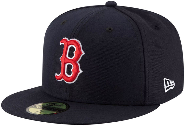 New Era 59FIFTY Boston Red Sox MLB Authentic Collection On - Field Fitted Cap, Navy, Size 7 3/8, 70331911 - WAB - Shipping Dept.