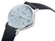 NOMOS Glashutte Ahoi Neomatik 38 Date Automatic Stainless Steel Sky Blue Dial Navy Textile Strap Divers Mens Watch 526 - Watches & Beyond