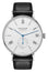 NOMOS Glashutte Ludwig Neomatik 41 Date Automatic Stainless Steel White/Silver Dial Black Leather Strap Mens Watch 262 - Watches & Beyond