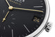 NOMOS Glashutte Orion Neomatik 41 Automatic Stainless Steel Black Dial Black Leather Strap Date Mens Watch 366 - Watches & Beyond