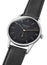 NOMOS Glashutte Orion Neomatik 41 Automatic Stainless Steel Black Dial Black Leather Strap Date Mens Watch 366 - Watches & Beyond
