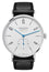 NOMOS Glashutte Tangente Neomatik 39 Automatic Stainless Steel White Dial Black Leather Strap Mens Watch 140 - Watches & Beyond