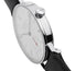 NOMOS Glashutte Tangente Neomatik Automatic Stainless Steel White Dial Black Leather Strap Unisex Watch 175 - Watches & Beyond