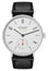 NOMOS Glashutte Tangente Neomatik Automatic Stainless Steel White Dial Black Leather Strap Unisex Watch 175 - Watches & Beyond
