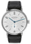 NOMOS Glashutte Tangomat Date Automatic Stainless Steel White Dial Black Leather Strap Mens Watch 602 - Watches & Beyond