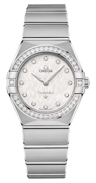 Omega Constellation Stainless Steel Silver Dial Diamonds Quartz Womens Watch 131.15.28.60.52.001 - WAB - Shipping Dept.