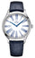 Omega De Ville Trésor Stainless Steel White Dial Blue Leather Strap Diamonds Quartz Womens Watch 428.18.39.60.04.001 - WAB - Shipping Dept.