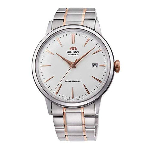 Orient Classic Mechanical Bambino 2 Tone Rose Gold Dress Watch RA - AC0004S - WAB - Shipping Dept.