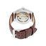 Orient Contemporary Classic Automatic Open Heart White Dial Brown Leather Strap Mens Watch RA - AG0002S10B - WAB - Shipping Dept.