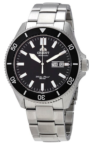 Orient Kanno Automatic Stainless Steel Black Dial Day - Date Divers Mens Watch RA - AA0008B19A - WAB - Shipping Dept.