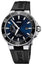 Oris Aquis Automatic Stainless Steel Black Rubber Strap Blue Dial Date Divers Mens Watch 743 7733 4135 - RS - WAB - Shipping Dept.