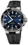 Oris Aquis Automatic Stainless Steel Blue Dial Black Rubber Strap Date Divers Mens Watch 733 7730 4135 - 07 4 24 64EB - WAB - Shipping Dept.