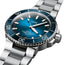 Oris Aquis Automatic Stainless Steel Blue Dial Date Divers Mens Watch 400 7763 4135 - 07 8 24 09PEB - WAB - Shipping Dept.