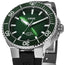 Oris Aquis Automatic Stainless Steel Green Dial Black Rubber Strap Date Divers Mens Watch 400 7769 4157 - 07 4 22 74FC - WAB - Shipping Dept.