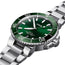 Oris Aquis Automatic Stainless Steel Green Dial Date Divers Mens Watch 733 7766 4157 - MB - WAB - Shipping Dept.