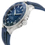 Oris Aquis Date Automatic Stainless Steel Blue Dial Blue Rubber Strap Divers Mens Watch 01 733 7787 4135 - 07 4 22 35FC - Watches & Beyond