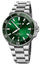 Oris Aquis Date Automatic Stainless Steel Green Dial Divers Mens Watch 733 7787 4157 - 07 8 22 04PEB - Watches & Beyond