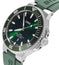 Oris Aquis Date Automatic Stainless Steel Green Dial Green Rubber Strap Divers Mens Watch 733 7789 4157 - 07 4 23 37FC - Watches & Beyond