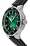 Oris Aquis Date Calibre 400 Automatic Stainless Steel Green Dial Black Rubber Strap Divers Mens Watch 400 7763 4157 - 07 4 24 74EB - Watches & Beyond