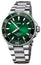 Oris Aquis Date Calibre 400 Automatic Stainless Steel Green Dial Divers Mens Watch 400 7763 4157 - 07 8 24 09PEB - Watches & Beyond
