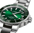 Oris Aquis Date Calibre 400 Automatic Stainless Steel Green Dial Divers Mens Watch 400 7763 4157 - 07 8 24 09PEB - Watches & Beyond