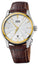 Oris Artelier Automatic Two - Tone Stainless Steel Case Brown Leather Strap Silver - Tone Dial Date Mens Watch 733 7670 4351 - LS - WAB - Shipping Dept.