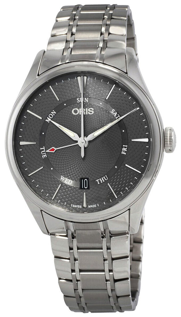Oris Artelier Pointer Day Date Automatic Stainless Steel Gray Dial Men
