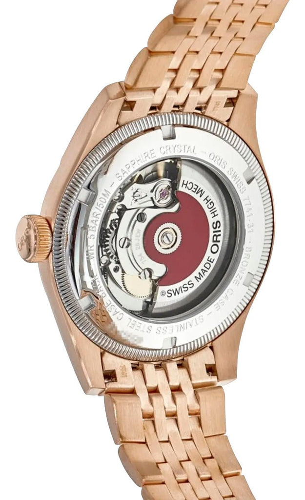 Oris Big Crown Pointer Date Automatic Bronze Brown Dial Mens Watch 754