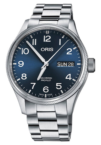 Oris Big Crown ProPilot Big Day/Date Automatic Stainless Steel Blue Dial Mens Watch 752 7698 4065 - 07 8 22 19 - Watches & Beyond