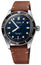 Oris Divers Sixty - Five Automatic Stainless Steel Blue Dial Brown Leather Strap Date Mens Watch 733 7707 4055 - 07 5 20 45 - WAB - Shipping Dept.