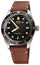 Oris Divers Sixty - Five Automatic Stainless Steel Brown Leather Strap Black Dial Date Mens Watch 733 7707 4354 - 07 5 20 45 - WAB - Shipping Dept.