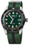 Oris Divers Sixty - Five Automatic Stainless Steel Green Dial Green/Black Textile Strap Date Mens Watch 733 7720 4057 - 07 5 21 25FC - Watches & Beyond