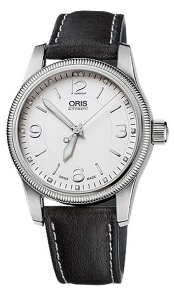 Oris Swiss Hunter Team Automatic Stainless Steel Mens Watch White Dial 733 - 7649 - 4091 - LS - WAB - Shipping Dept.