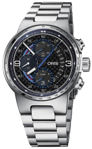 Oris Williams Martini Racing Limited Edition Chronograph Automatic Stainless Steel Black Dial Date Mens Watch 774 7717 4184 - Set MB - WAB - Shipping Dept.