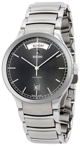 Rado Centrix Automatic Day - Date Gray Dial Stainless Steel Mens Watch R30156103 - WAB - Shipping Dept.