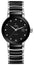 Rado Centrix Automatic Stainless Steel & Ceramic Black Dial Diamonds Date Womens Watch R30009752 - Watches & Beyond