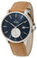 Rado Coupole Classic Automatic COSC Stainless Steel Blue Dial Tan Leather Strap Date Mens Watch R22880205 - WAB - Shipping Dept.