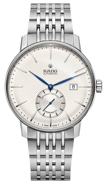 Rado Coupole Classic Automatic COSC Stainless Steel Silver Dial Date Mens Watch R22880013 - Watches & Beyond