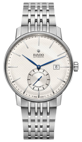 Rado Coupole Classic Automatic COSC Stainless Steel Silver Dial Date Mens Watch R22880013 - Watches & Beyond