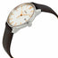 Rado Coupole L Silver Dial Brown Leather Strap Quartz Mens Watch R22864025 - WAB - Shipping Dept.