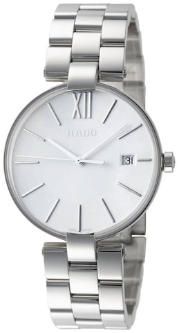 Rado Coupole Silver Dial Date Stainless Steel Quartz Womens Watch R22852013 - WAB - Shipping Dept.