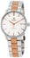 Rado Coupole Two Tone Stainless Steel Ceramos Silver Dial Date Automatic Mens Watch R22860022 - WAB - Shipping Dept.