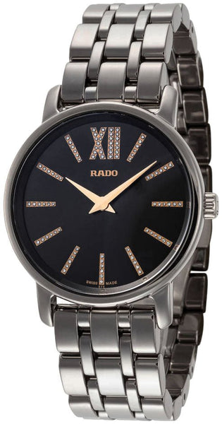 Rado DiaMaster Mini R14064707 Ceramic Womens Watch Deployment Clasp Analog Dial Bracelet Strap Quartz - WAB - Shipping Dept.